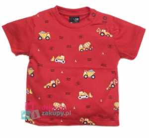 Bluzka dla chłopca niemowlaka na krótki rękaw GT Auta