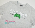 Bluzka dla chłopca na krótki rękaw GT Game Over szara.jpg