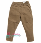 Eleganckie spodnie dla chłopca GT Slim brązowe