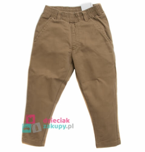 Eleganckie spodnie dla chłopca GT Slim brązowe.jpg