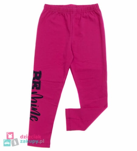 Legginsy dla dziewczynki ATUT BE Mine różowe.jpg
