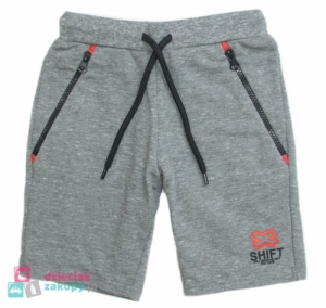 Krótkie spodenki dla chłopca z kieszeniami na zamek GT Melanż