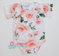 Body dla niemowlaka dziewczynki w kwiaty na krótki rękaw Mrofi Maddie.jpg