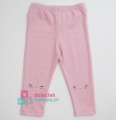 Legginsy 3/4 dla dziewczynki niemowlaka ATUT Oczka różowe.jpg