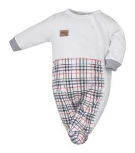 Pajac dla niemowlaka chłopca Koala Baby Jack białe