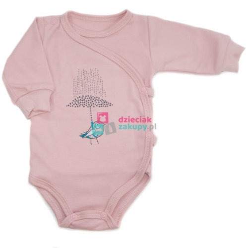 Body dla niemowlaka dziewczynki na długi rękaw Mrofi Bird .jpg