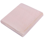 Kocyk dla niemowlaka kremowy tłoczony koła