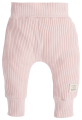 Komplet dla niemowlaka dziewczynki rozpinana bluza na guziki i spodnie gruby prążek Makoma Harmony róż.png