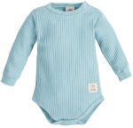 Body dla niemowlaka  chłopca gruby prążek Makoma Harmony turkusowe