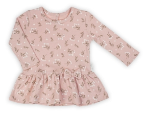 Bluzka z kokardką i falbanką dla dziewczynki Bamarnicol Łączka