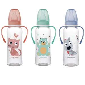 Butelka antykolkowa Canpol Babies z uchwytami 250ml 11/845