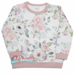 Bluza dla dziewczynki niemowlaka w kwiaty Atut