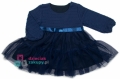 Granatowa elegancka sukienka dla niemowlaka dziewczynki Mrofi Lucy.jpg