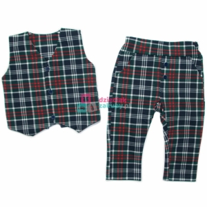 Mrofi ubranie wizytowe dla chłopca elegant w kratę