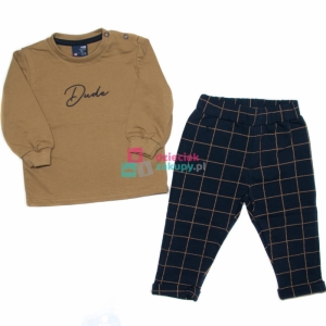 Zestaw ubrań dla niemowlaka chłopca spodnie i bluzka GT Dude