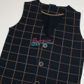 Elegancki zestaw dla chłopca kamizelka i spodnie GT Krata .jpg
