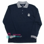 Bluzka polo dla chłopca GT granatowa długi rękaw