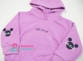 Bluza dla  niemowlaka dziewczynki z kapturem Atut liliowa.jpg