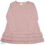 Sukienka dla dziewczynki z tiulem Atut różowa