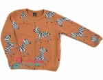 Bluza dziecięca rozpinana bez kaptura w zebry Atut