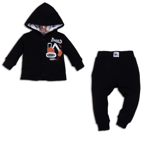 Komplet dla niemowlaka chłopca z bawełny organicznej Nini Build.jpg