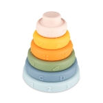 Sensoryczna ukłgadanka piramidka dla niemowlaka Canapol Babies 79/103
