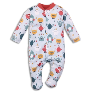 Pajacyk dla niemowlaka chłopca Nini Stworek