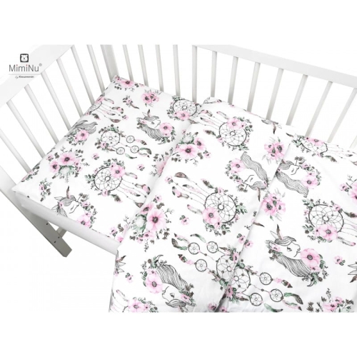 Pościel do łóżeczka 2 elementowa kołderka 135/100cm, poduszka 40/60cm Łapacze.jpg