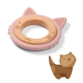 Gryzak drewniany silikonowy dla niemowlaka Kitten Baby Ono 1076/02.jpg