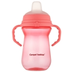 Kubek treningowy z niekapiącym silikonowym ustnikiem  250 ml Canpol 56/615 pin