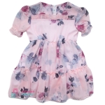 Elegancka sukienka dla dziewczynki w kwiaty Tinex-NK