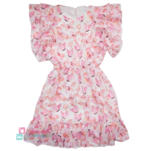 Elegancka sukienka dla dziewczynki na lato w motyle  Mona