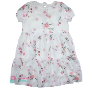 Elegancka sukienka dla dziewczynki w kwiaty na lato Anagri
