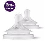 Smoczki do butelki Avent Natural Response 6M Flow 5- przepływowe