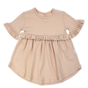 Sukienka dla dziewczynki na lato z falbanką Bamarnicol 