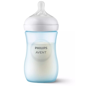 Butelka Avant Natural Response 260 ml 1M+ 3- przepływowy wylew smoczka  SCY903/21 niebieska
