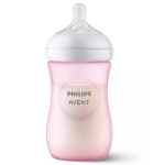 Butelka Avant Natural Response 260 ml 1M+ 3- przepływowy wylew smoczka  SCY903/21 różowa