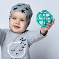 Ortho gryzak silikonowy dla niemowlaka Baby Ono 489/05 turkusowy .jpg