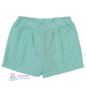 Spodenki krótkie dla dziewczynki Mrofi Martynka turkusowe