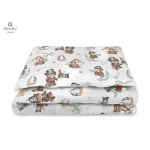 Pościel do łóżeczka 2 elementowa dla niemowląt 120x90 Piraci szara