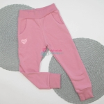 Spodnie dresowe dziewczęce polski producent Mrofi Sport jasny róż