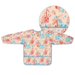 Śliniak ceratowy z długimi rękawami Floral Baby Ono 1477/02