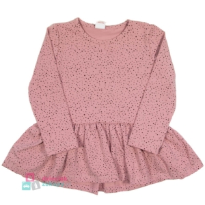 Tunika dla dziewczynki z falbanką w kropki Atut