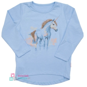 Bluzka dla dziewczynki z jednorożcem Aipi produkt polski