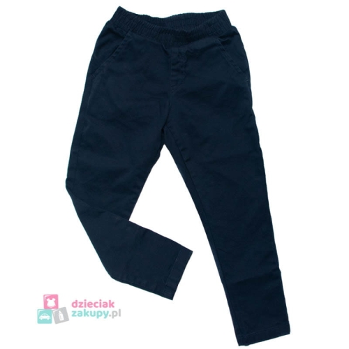 Eleganckie spodnie slim dla chłopca granatowe GT polski producent.jpg