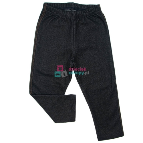 Ocieplane legginsy dla dziewczynki Atut jeansowe .jpg