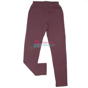 Ocieplane legginsy dla dziewczynki Atut fioletowe