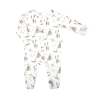 Pajacyk dla niemowlaka chłopca Bamarnicol Indianin