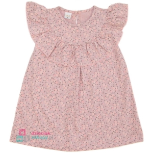 Sukienka dla dziewczynki na ramiączkach w kwiaty Atut