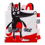 Książeczka kontrastowa dla dziecka niemowlaka 6 m+ Bocioland Lisek BL93